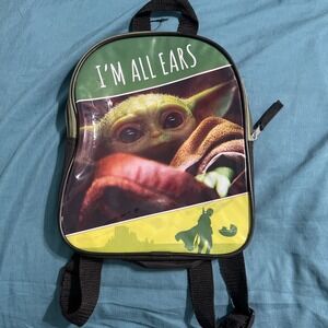 The Mandalorian "I'm All Ears" Baby Backpack‎ Baby Yoda